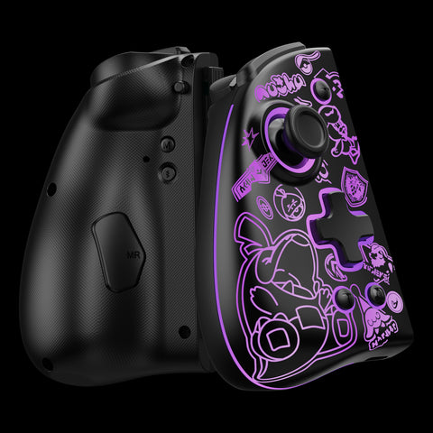 FUNLAB Luminous Wireless Joy-pad for Switch/Switch OLED - Scarlet & Violet