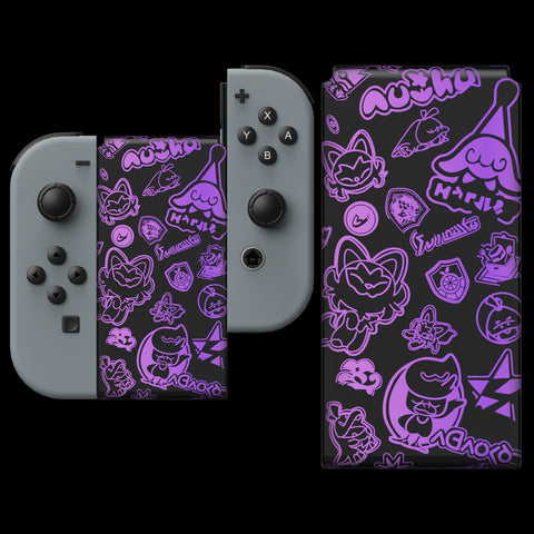 FUNLAB Lumingrip Switch Joy-Con Charging Grip - Scarlet & Violet