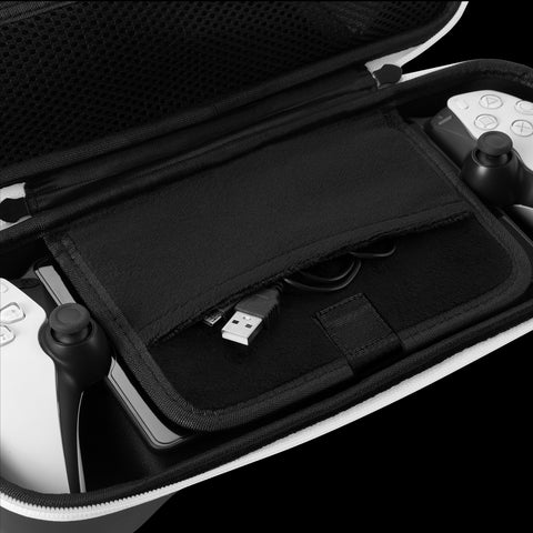 FUNLAB Games Guardian Playstation5 Portal Carrying Case - Black & White