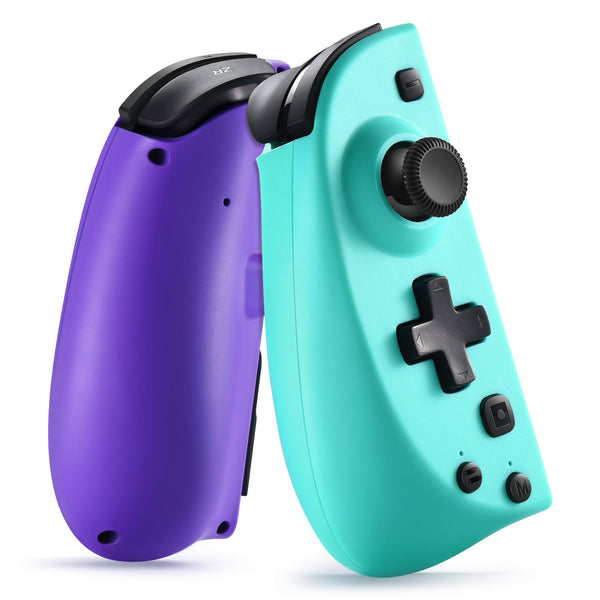 Wireless Joy Con Controller for Nintendo Switch JoyCon (Turquoise/Purple)