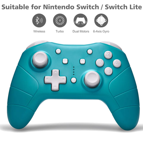FUNLAB  Pro Controller for Nintendo Switch/Switch Lite (Turquoise)