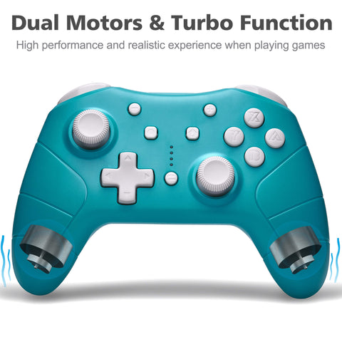 FUNLAB  Pro Controller for Nintendo Switch/Switch Lite (Turquoise)
