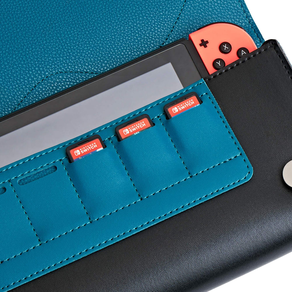 Leather Carrying Case for Nintendo Switch(Snorlax)-Funlab